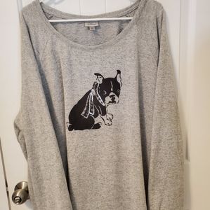 Frenchie Avenue grey sweater